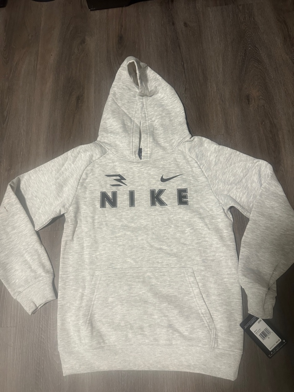 Nike Light Heather Gray Pullover Boys size M